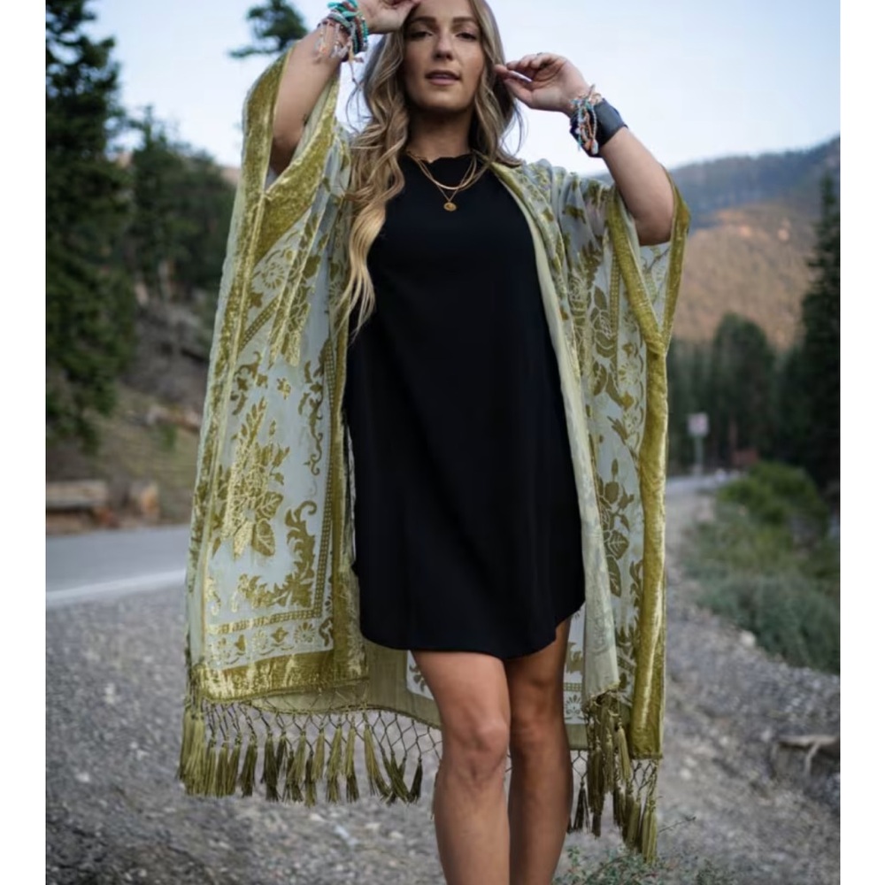Crushed Velvet Kimono